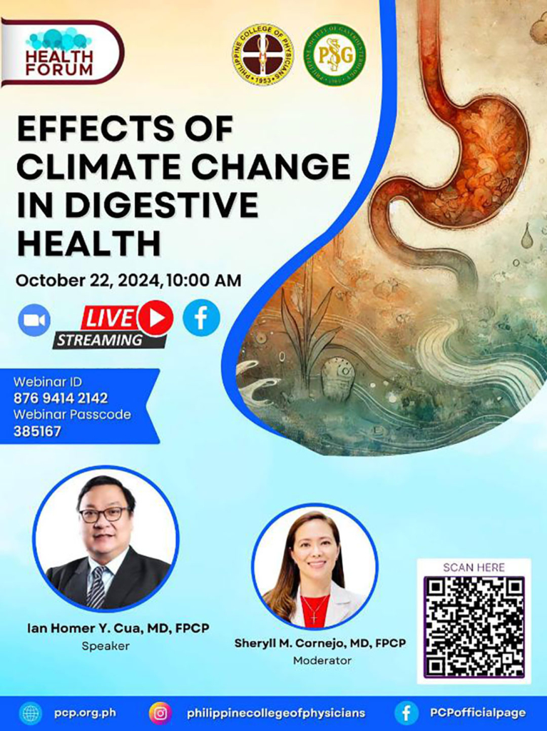 Effects of Climate Change in Digestive Health - Philippines Society of ...
